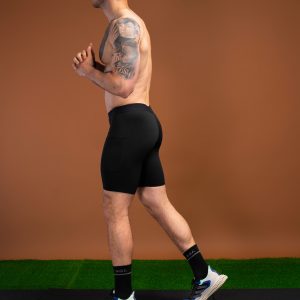 Whether you’re hitting the gym or running a marathon, the Tempo Bike Shorts (Black) is the perfect choice. The compression material provides superior support and helps reduce muscle fatigue, making it ideal for long-distance running and intense workouts. The elasticated waistband ensures a secure fit, while the side pocket is perfect for storing small items such as keys or a phone.