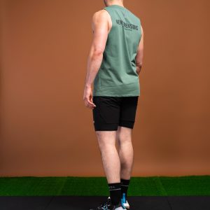 The Benchmark Tank Top (Olive) is designed to keep you cool and comfortable in any situation. The cotton blend material is soft and breathable, allowing air to circulate freely and keeping you cool. The stretch in the material ensures you can move without feeling restricted. The sleeveless design and high neckline give you a stylish look, while the lightweight material won’t weigh you down.