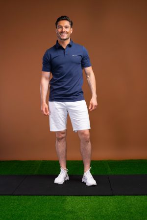 Tailored to move! This Tempo Golf Polo (Navy) is engineered for the movement and performance requirements of golf, it’s crafted in a cotton and spandex mix for a light wear with a soft feel. With a classic design, updated here with a modern, sportive 3-button neckline and textured trims. Pair with casual trousers and trainers for a relaxed weekend look whilst perfecting your swing.