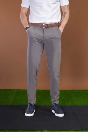 From the course to the commute and everywhere in between, these Tempo Golf Trouser (Light Grey) keeps your look fresh. The perfect trouser from the office to the golf course. Lightweight for the warmer months, with a mix of elastane to give you that full range of motion in your swing or extra comfort at the work desk. Keeping the look on trend, check out the magnetic clasp at the ankle that allows you to make the leg narrower if you wish.