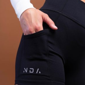 Designed with the same mix of materials as our Elite 1.0 Legging Collection, This new shorts gives you a high waistband for coverage and support with added length to the inside seam to stop your shorts riding up, with a phone holding pocket and reflective side logo Available in 5 Sizes. Made for performance.