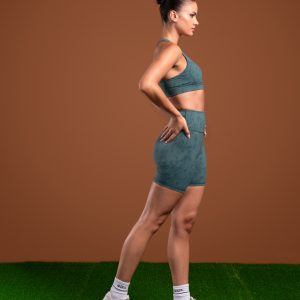 This Resilient 7 Inch Shorts (Teal) is designed to provide maximum comfort and support during your workouts. With a new shape-enhancing back detail, you can be sure that your shorts will stay in place no matter how intense your workout is. They also feature a side accessory pocket, so you can store your keys or phone while you’re working out. The reflective logos make you visible in low light conditions, so you can stay safe while exercising outdoors. The unique pattern adds a stylish touch to the shorts, while the flatline drawstring elastic ensures a secure fit.