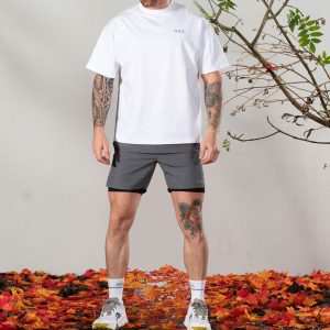 Elevate Oversize Tee (White). Crafted from premium cotton. Its oversize fit allows for freedom of movement. Push yourself to the limit in style.
