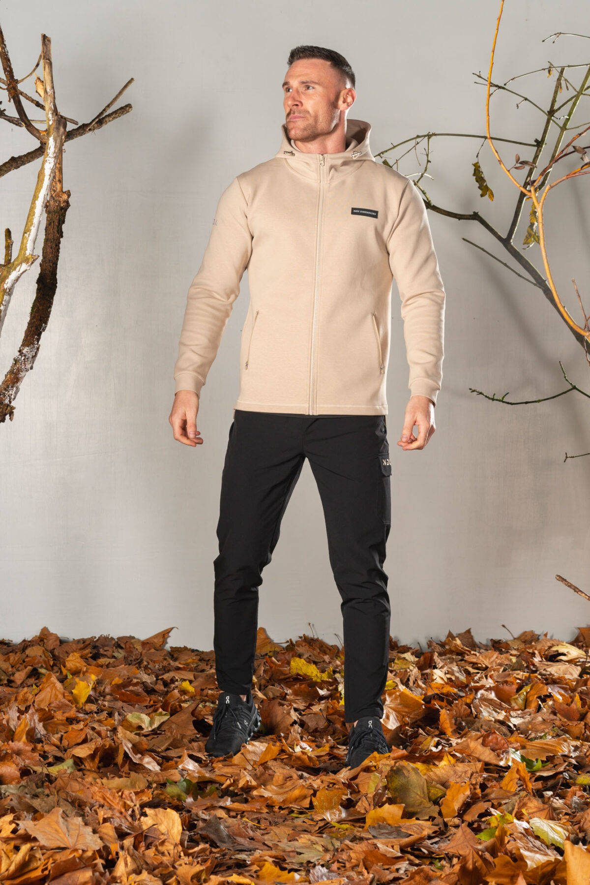 Deluxe Men’s Hoodie (Beige), crafted with our exclusive deluxe material for a truly luxurious and functional experience. This ultra modern hoodie is designed to elevate your style and provide ultimate comfort. Our deluxe material has a unique scuba-like texture that will make you stand out from the crowd.