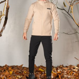 Deluxe Men’s Hoodie (Beige), crafted with our exclusive deluxe material for a truly luxurious and functional experience. This ultra modern hoodie is designed to elevate your style and provide ultimate comfort. Our deluxe material has a unique scuba-like texture that will make you stand out from the crowd.