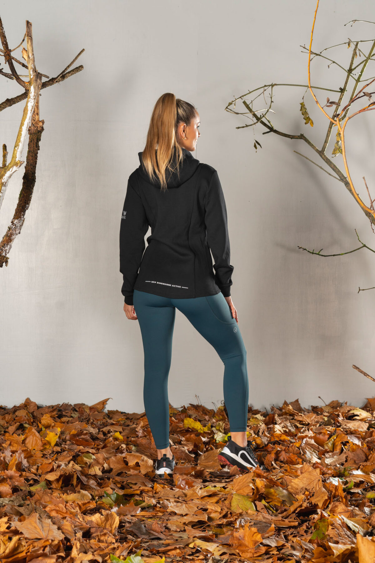 Deluxe Refined Hoodie (Black), the ultimate combination of style and functionality. This shape-enhancing full zip hoodie is the perfect layering piece for any occasion.