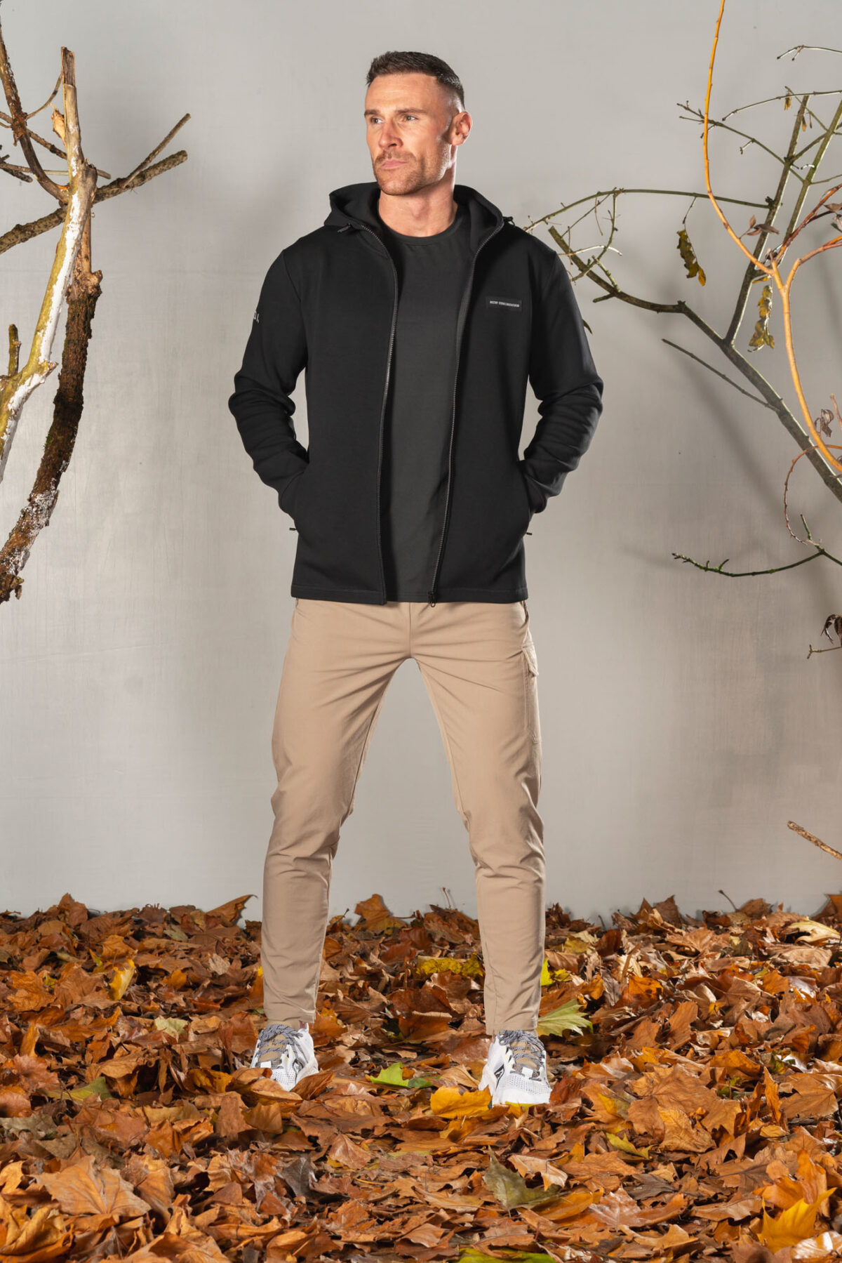 Deluxe Men’s Hoodie (Black), crafted with our exclusive deluxe material for a truly luxurious and functional experience. This ultra modern hoodie is designed to elevate your style and provide ultimate comfort. Our deluxe material has a unique scuba-like texture that will make you stand out from the crowd.