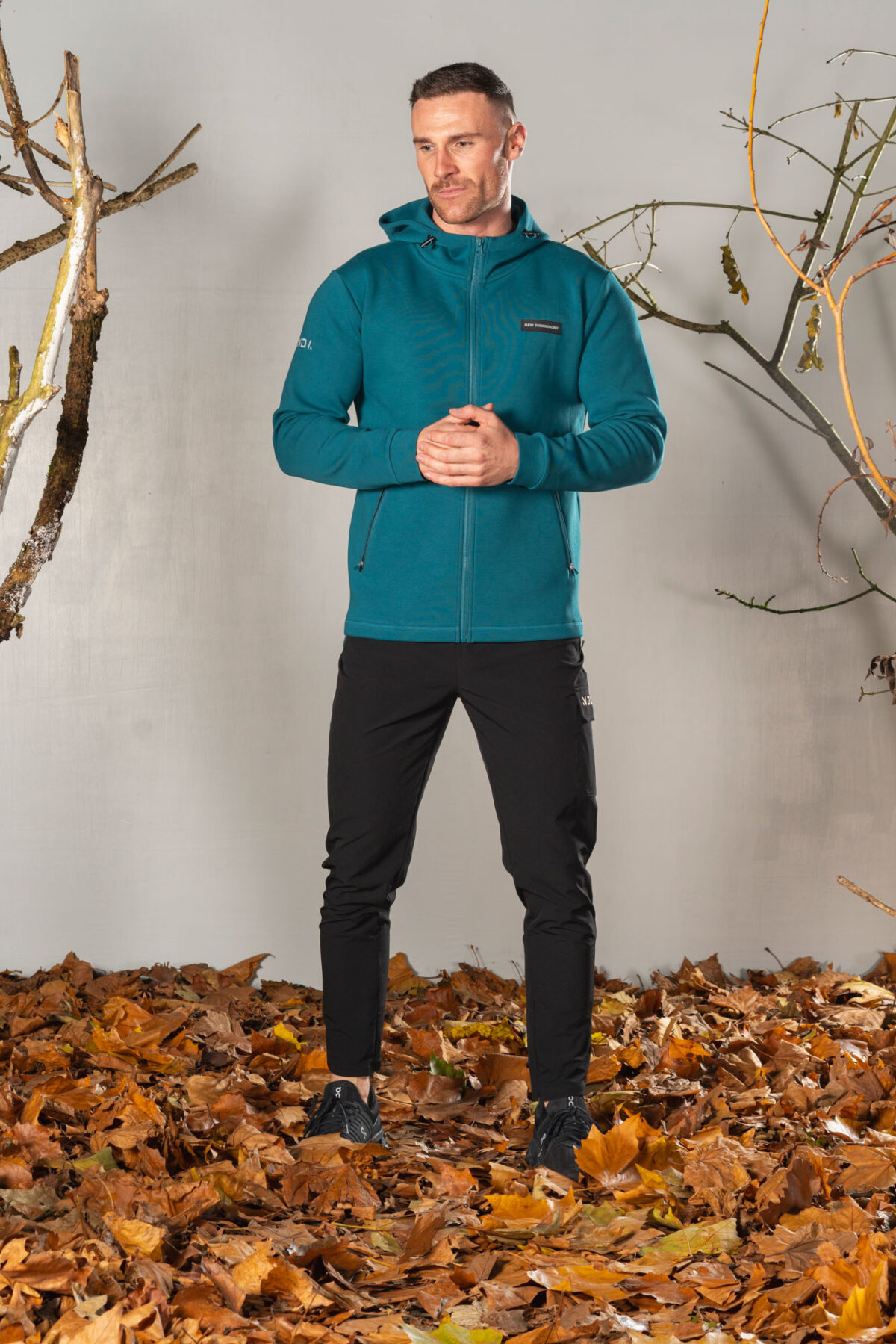 Deluxe Men’s Hoodie (Dark Teal), crafted with our exclusive deluxe material for a truly luxurious and functional experience. This ultra modern hoodie is designed to elevate your style and provide ultimate comfort. Our deluxe material has a unique scuba-like texture that will make you stand out from the crowd.