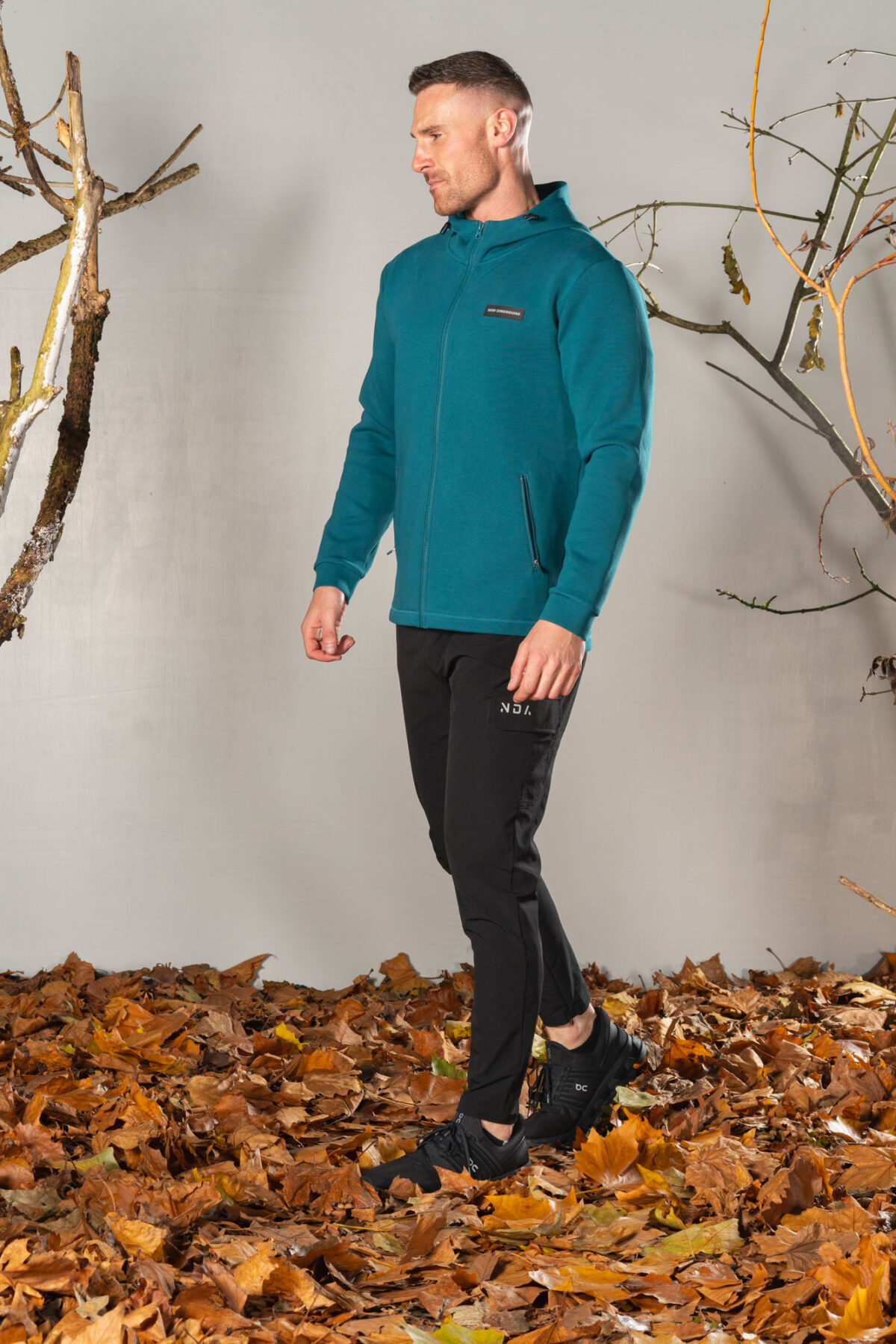 Deluxe Men’s Hoodie (Dark Teal), crafted with our exclusive deluxe material for a truly luxurious and functional experience. This ultra modern hoodie is designed to elevate your style and provide ultimate comfort. Our deluxe material has a unique scuba-like texture that will make you stand out from the crowd.