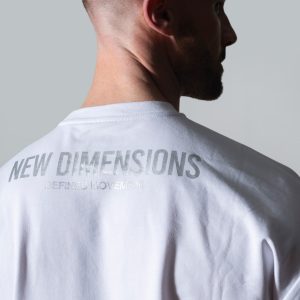 Elevate Oversize Tee (White). Crafted from premium cotton. Its oversize fit allows for freedom of movement. Push yourself to the limit in style.