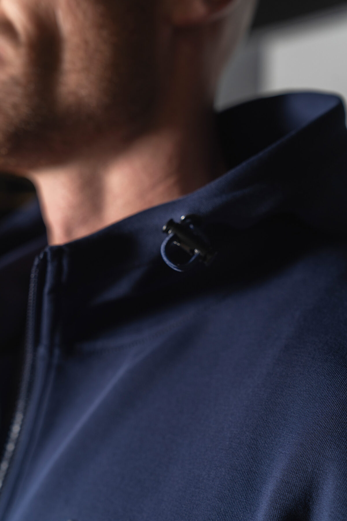 Deluxe Men’s Hoodie (Navy), crafted with our exclusive deluxe material for a truly luxurious and functional experience. This ultra modern hoodie is designed to elevate your style and provide ultimate comfort. Our deluxe material has a unique scuba-like texture that will make you stand out from the crowd.