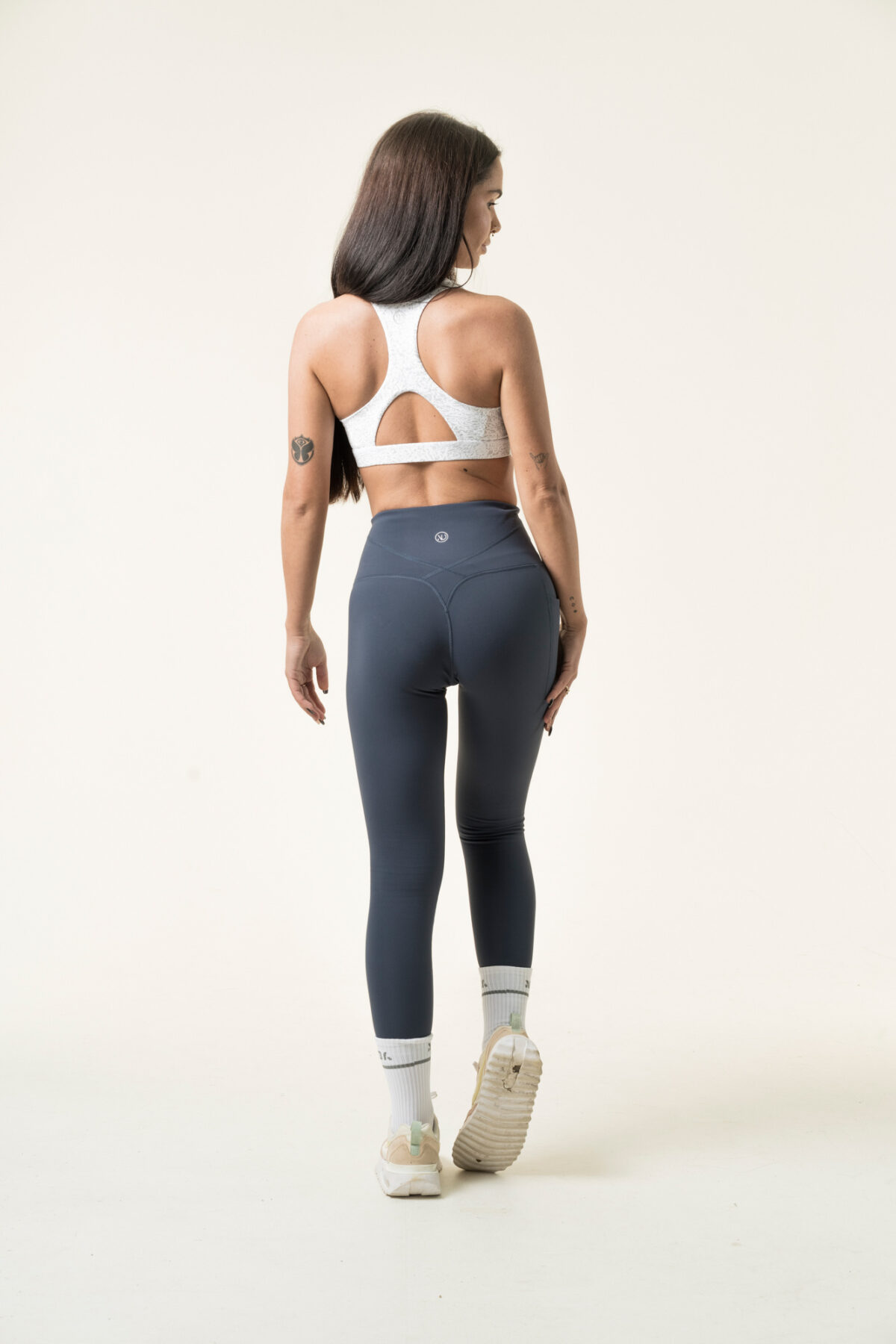 New & Improved Fleece Lined Leggings 2.0 (Navy Teal) have landed just in time for the winter months. With a sleek look and warm cozy feel. Perfect for your outdoor activities or those who seek that extra warmth. Soft to touch, these leggings have been lined with thin fleece that is thermal yet breathable.