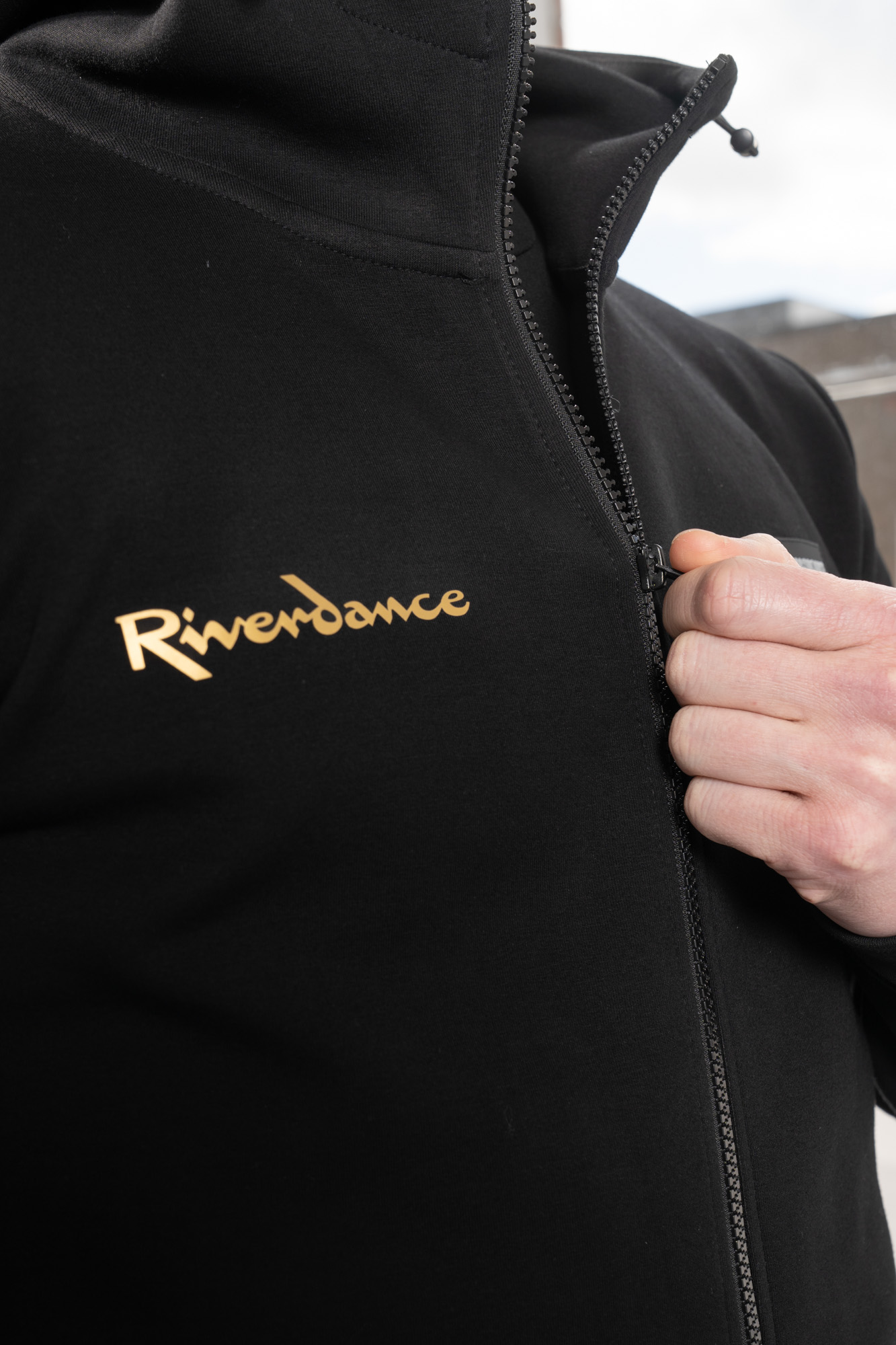 Riverdance Men’s Hoodie (Black)