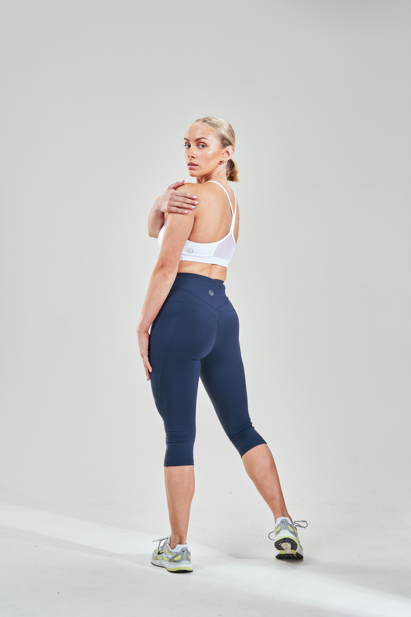 Rise 3/4 Legging (Navy)