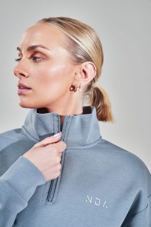 Stay comfortable and stylish during your outdoor adventures with our premium Relaxed Fit ¼ Zip (Steel Grey). Made from high-quality fabric, this pullover features a long collar with a convenient 1/4 zip for easy layering and ventilation.