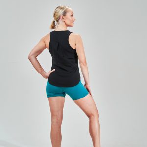 Introducing the Rise Vest Top (Black), a must-have addition to your activewear collection. Crafted with a blend of 95% Cotton and 5% Spandex, this top offers a perfect balance of comfort and stretch for your active lifestyle.
