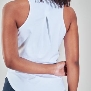 Introducing the Rise Vest Top (White), a must-have addition to your activewear collection. Crafted with a blend of 95% Cotton and 5% Spandex, this top offers a perfect balance of comfort and stretch for your active lifestyle.