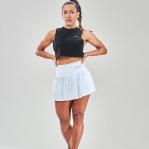 Elevate your wardrobe with our stunning Silhouette Skirt (White), a must-have piece for any fashion-forward individual. Crafted from a luxurious blend of 90% Polyester and 10% Spandex, this skirt is not only soft and comfortable but also offers a flattering stretch for a perfect fit.