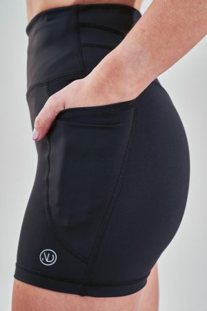 Introducing our Rise 5 inch Shorts (Black), the perfect blend of style and functionality for all your active needs. Crafted with a comfortable and stretchy fabric, these shorts are designed to move with you during your workout or outdoor adventures.