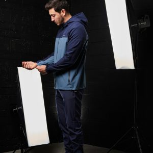 Elevate your activewear wardrobe with our latest addition: the Hybrid Zip Jacket (Navy). Part of the prestigious  Collection, this men's jacket is designed for performance and style. Crafted from lightweight material, it offers an exceptional combination of comfort and functionality, perfect for any activity or casual wear.