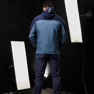 Elevate your activewear wardrobe with our latest addition: the Hybrid Zip Jacket (Navy). Part of the prestigious  Collection, this men's jacket is designed for performance and style. Crafted from lightweight material, it offers an exceptional combination of comfort and functionality, perfect for any activity or casual wear.