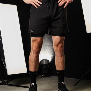 Introducing the Hybrid Shorts (Black), the ultimate fusion of style, comfort, and performance. Engineered for versatility, these lightweight shorts are designed to meet the demands of your active lifestyle. Featuring a unique two-layer construction, the Hybrid Shorts combine a loose-flowing outer layer with a supportive bike short underneath, ensuring you stay comfortable and unrestricted during any activity.