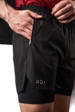 Introducing the Hybrid Shorts (Black), the ultimate fusion of style, comfort, and performance. Engineered for versatility, these lightweight shorts are designed to meet the demands of your active lifestyle. Featuring a unique two-layer construction, the Hybrid Shorts combine a loose-flowing outer layer with a supportive bike short underneath, ensuring you stay comfortable and unrestricted during any activity.