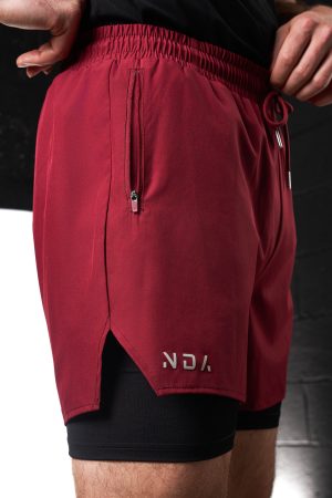 Introducing the Hybrid Shorts (Burgundy), the ultimate fusion of style, comfort, and performance. Engineered for versatility, these lightweight shorts are designed to meet the demands of your active lifestyle. Featuring a unique two-layer construction, the Hybrid Shorts combine a loose-flowing outer layer with a supportive bike short underneath, ensuring you stay comfortable and unrestricted during any activity.