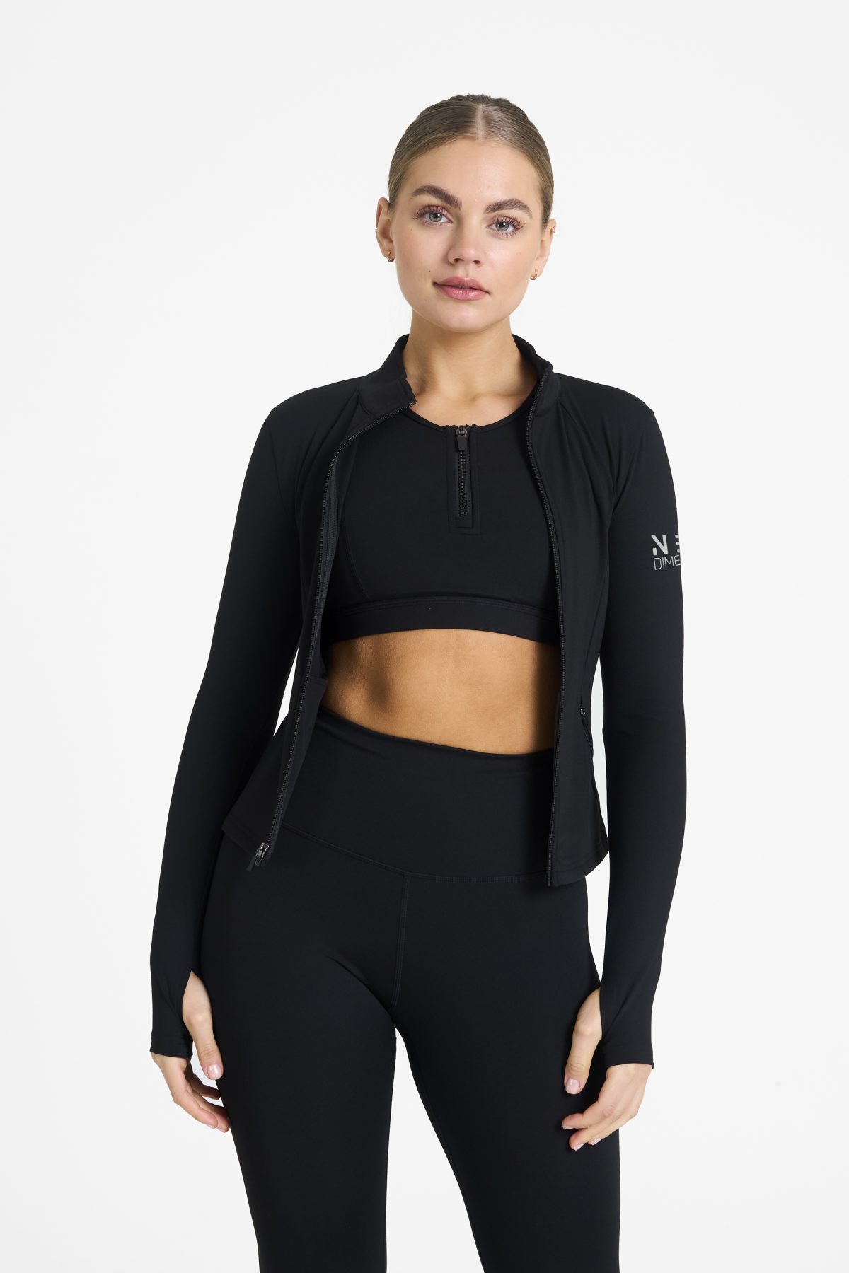 Elevate your activewear game with the Legacy Zip Jacket (Black), designed for those who value movement, support, and unmatched comfort. Crafted from a premium blend of 75% Nylon and 25% Spandex, this jacket offers a lightweight yet durable feel that keeps you supported during any activity.