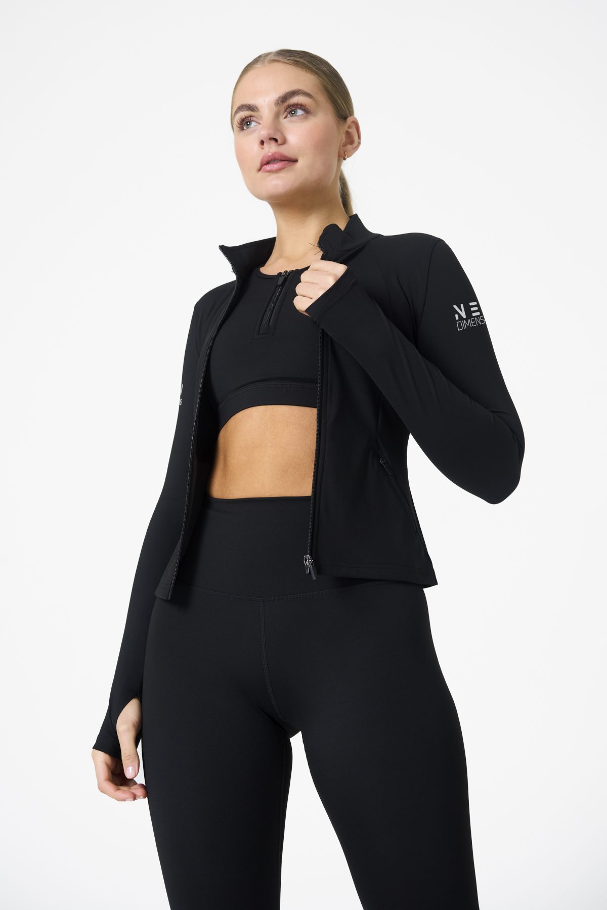 Elevate your activewear game with the Legacy Zip Jacket (Black), designed for those who value movement, support, and unmatched comfort. Crafted from a premium blend of 75% Nylon and 25% Spandex, this jacket offers a lightweight yet durable feel that keeps you supported during any activity.