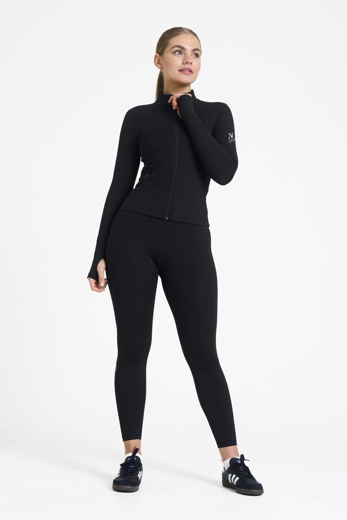 Elevate your activewear game with the Legacy Zip Jacket (Black), designed for those who value movement, support, and unmatched comfort. Crafted from a premium blend of 75% Nylon and 25% Spandex, this jacket offers a lightweight yet durable feel that keeps you supported during any activity.