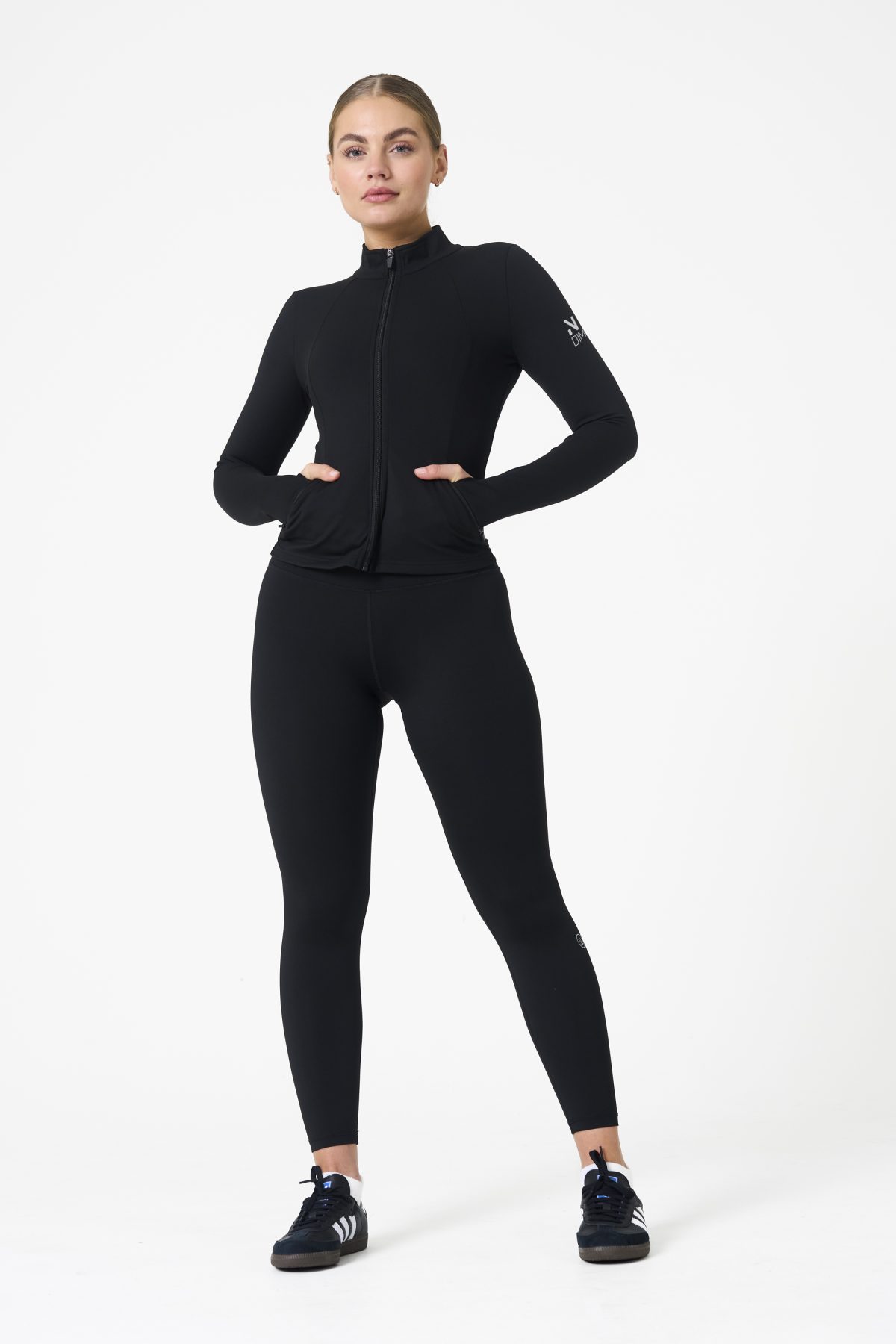 Elevate your activewear game with the Legacy Zip Jacket (Black), designed for those who value movement, support, and unmatched comfort. Crafted from a premium blend of 75% Nylon and 25% Spandex, this jacket offers a lightweight yet durable feel that keeps you supported during any activity.