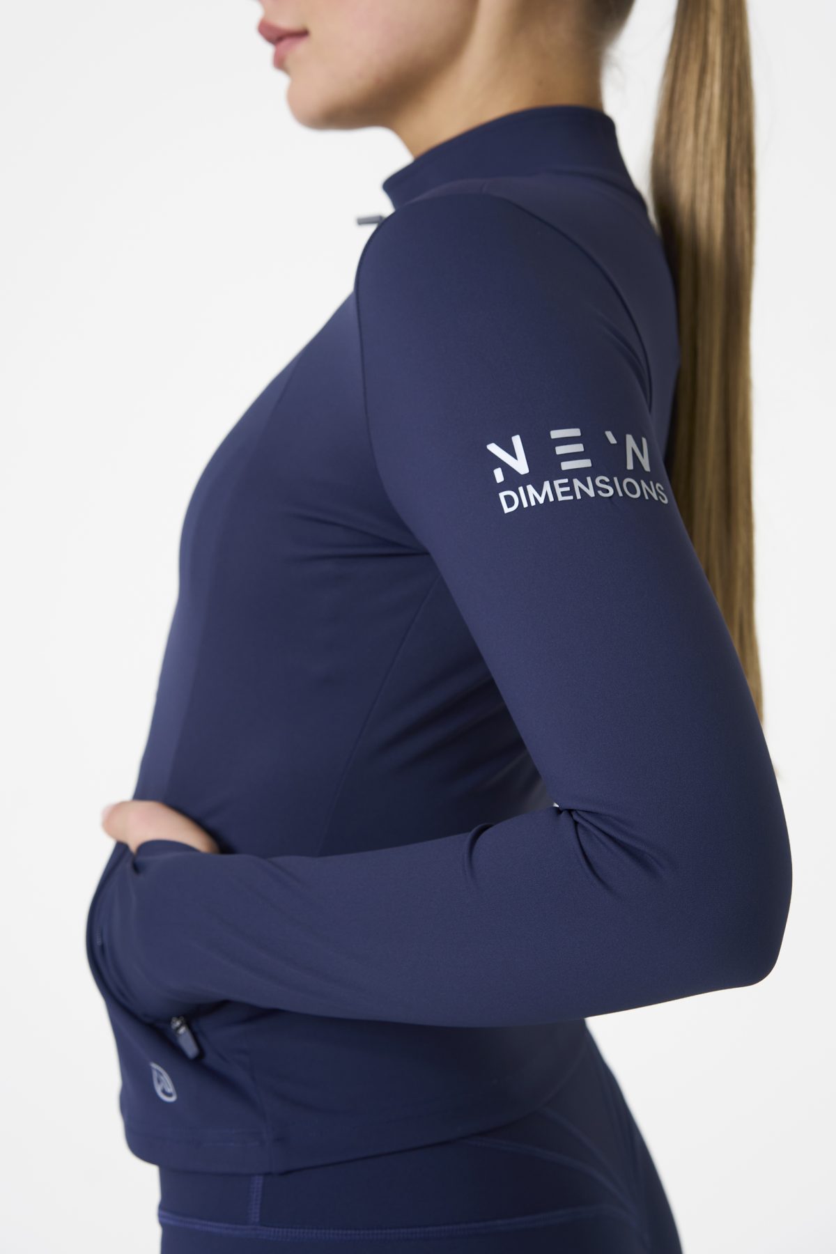 Elevate your activewear game with the Legacy Zip Jacket (Navy), designed for those who value movement, support, and unmatched comfort. Crafted from a premium blend of 75% Nylon and 25% Spandex, this jacket offers a lightweight yet durable feel that keeps you supported during any activity.