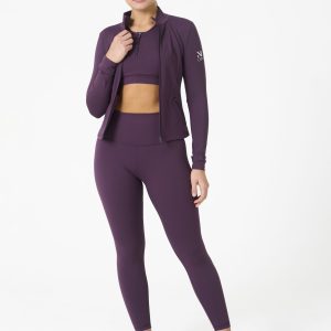 Elevate your activewear game with the Legacy Zip Jacket (Plum), designed for those who value movement, support, and unmatched comfort. Crafted from a premium blend of 75% Nylon and 25% Spandex, this jacket offers a lightweight yet durable feel that keeps you supported during any activity.