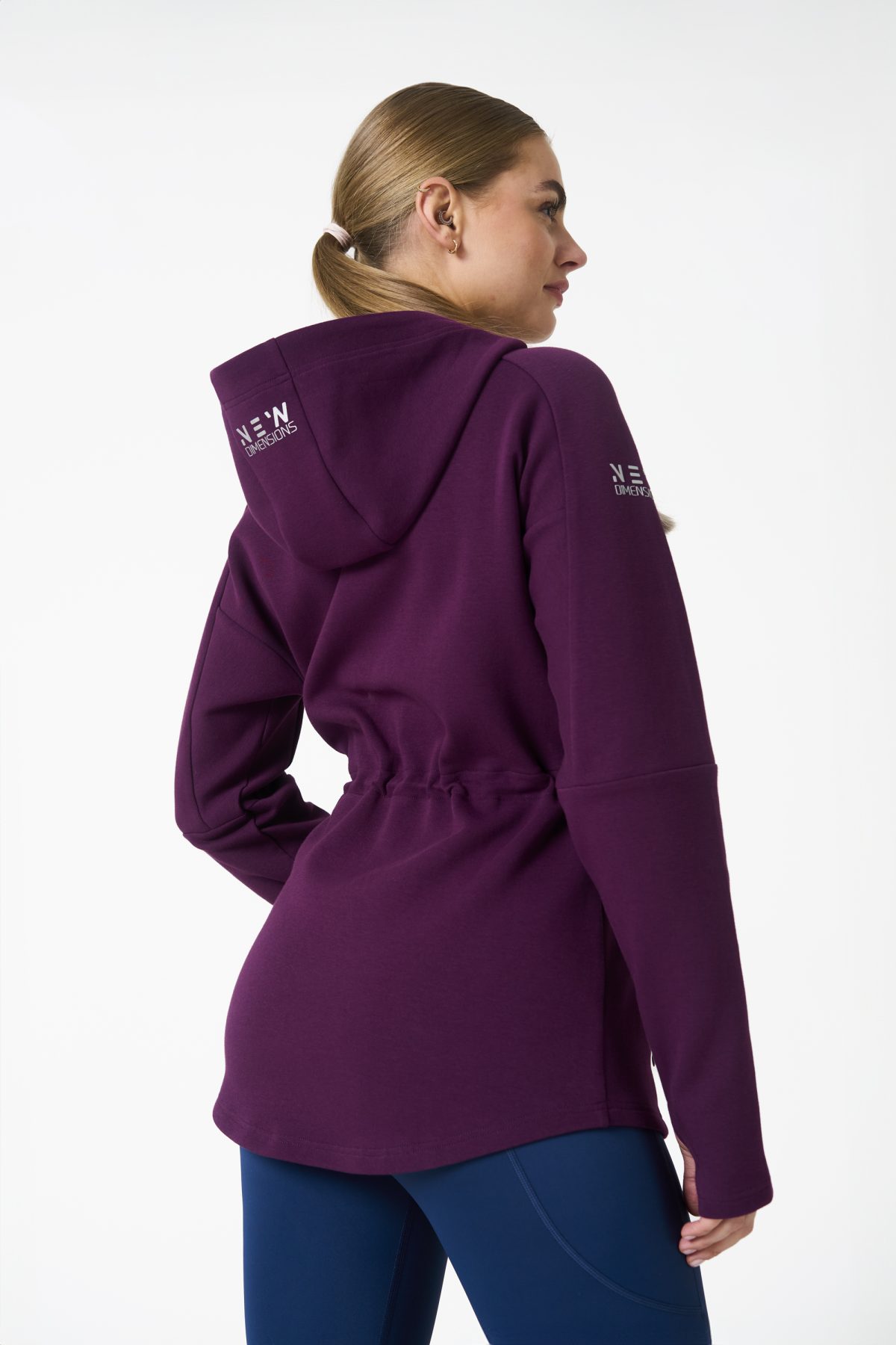 Elevate your activewear game with the Legacy Zip Hoodie (Mulberry) from our Legacy Activewear Collection. Designed for ultimate movement, support, and comfort, this hoodie seamlessly blends practicality with style. The full-zip closure offers effortless wearability, while the adjustable hood and elasticated waist ensure a personalized fit. Perfect for your on-the-go lifestyle, it features two convenient pockets: a secure zipped pocket for essentials and a classic open pocket for quick access. The Legacy Zip Hoodie is your go-to for both functionality and trend-forward fashion.