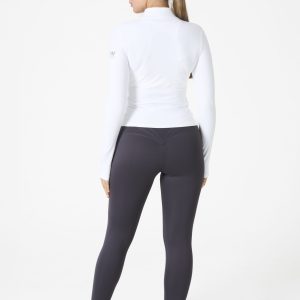 Elevate your activewear game with the Legacy Zip Jacket (White), designed for those who value movement, support, and unmatched comfort. Crafted from a premium blend of 75% Nylon and 25% Spandex, this jacket offers a lightweight yet durable feel that keeps you supported during any activity.
