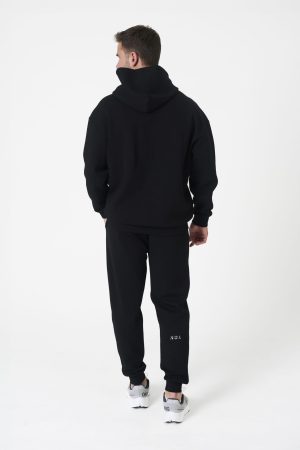 Elevate your comfort and style with the Legacy Men's Hoodie (Black), a perfect blend of functionality and fashion. Designed for everyday wear, this hoodie is crafted with a premium fabric blend of 74% Nylon, 20% Polyester, and 20% Spandex, ensuring a luxuriously soft feel, durability, and flexibility for any activity.