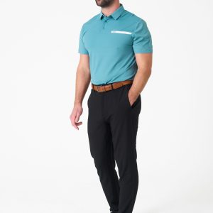 Stay sharp and comfortable, whether you're hitting the office or the golf course. The Elements Golf Trouser (Black) is designed to keep your look fresh and functional with a lightweight build ideal for warmer months. Featuring a blend of nylon and spandex, it offers exceptional stretch and freedom of movement, ensuring comfort for your swing on the course or long hours at the desk.