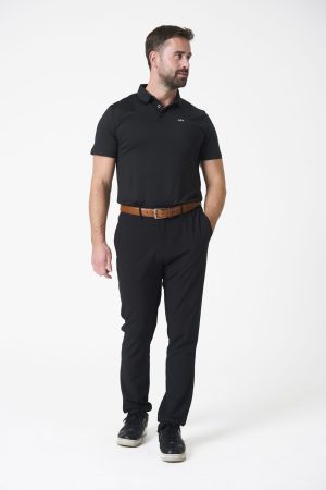Elevate your game with the Elements Cap Sleeve Golf Polo (Black). Crafted for the modern golfer, this sleek-fit Golf Polo is tailored with a performance-stretch material that ensures effortless movement and moisture-managing properties for all-day comfort. Whether you're on the course or off, this polo strikes the perfect balance of style and functionality.