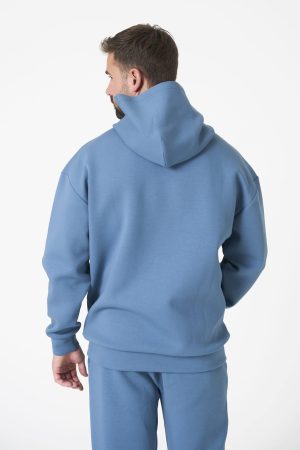 Elevate your comfort and style with the Legacy Men's Hoodie (Blue), a perfect blend of functionality and fashion. Designed for everyday wear, this hoodie is crafted with a premium fabric blend of 74% Nylon, 20% Polyester, and 20% Spandex, ensuring a luxuriously soft feel, durability, and flexibility for any activity.