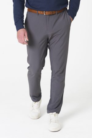 Stay sharp and comfortable, whether you're hitting the office or the golf course. The Elements Golf Trouser (Grey) is designed to keep your look fresh and functional with a lightweight build ideal for warmer months. Featuring a blend of nylon and spandex, it offers exceptional stretch and freedom of movement, ensuring comfort for your swing on the course or long hours at the desk.