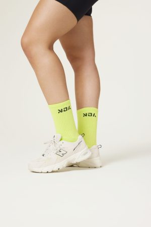 Legacy Ankle Socks (Neon Yellow)