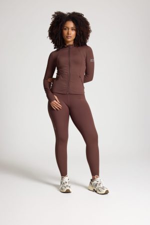 Compression Legacy Zip Jacket (Cocoa)
