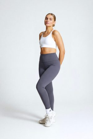 Fleece Lined Leggings  2.0 (Dark Slate)